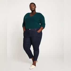 Universal Standard Mid Rise Skinny Seine Dark Indigo